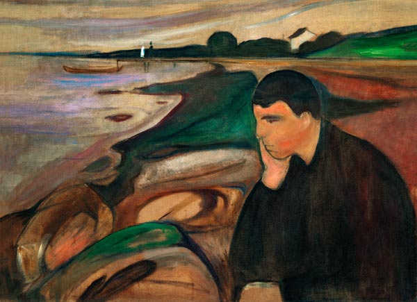 Melancholie van Edvard Munch