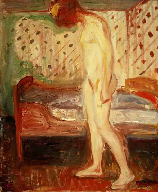 Das weinende Mädchen van Edvard Munch