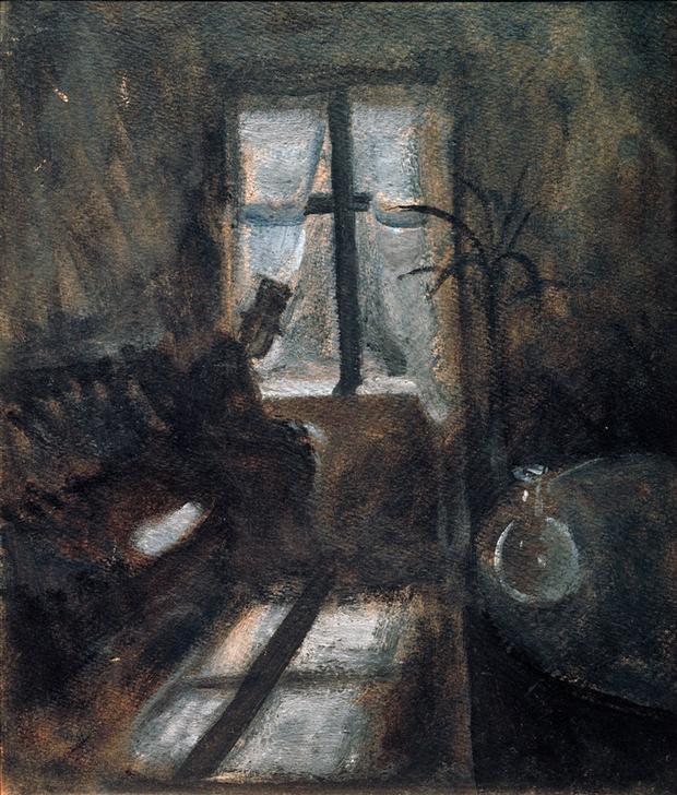 Night in Saint-Cloud van Edvard Munch