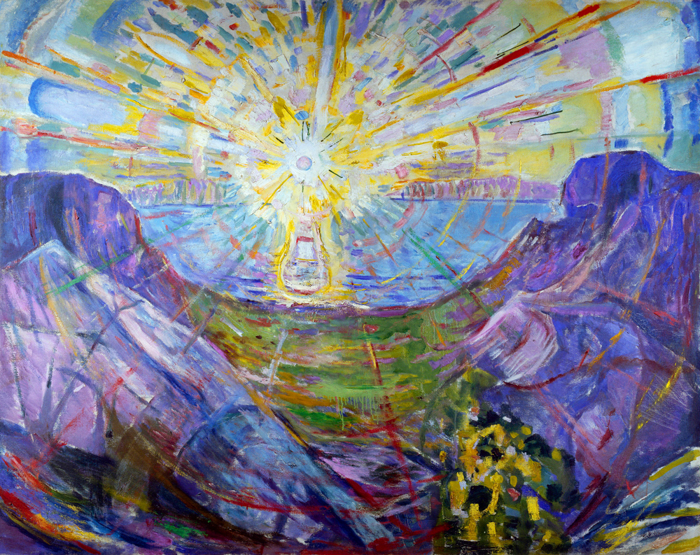 Die Sonne van Edvard Munch