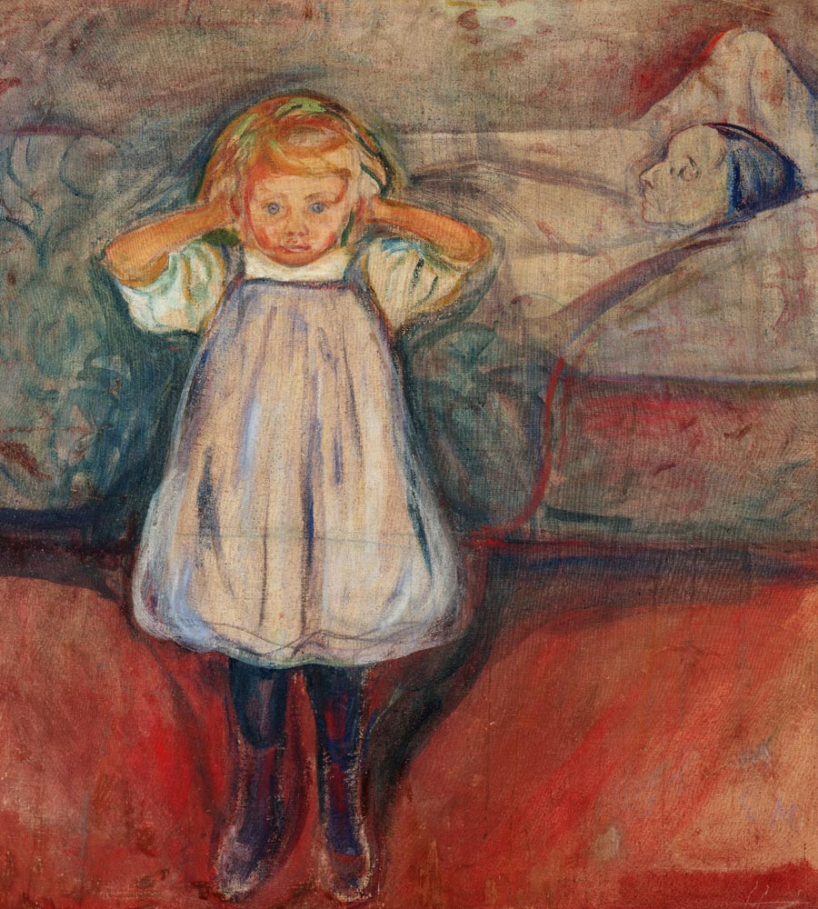 The Dead Mother and the Child van Edvard Munch
