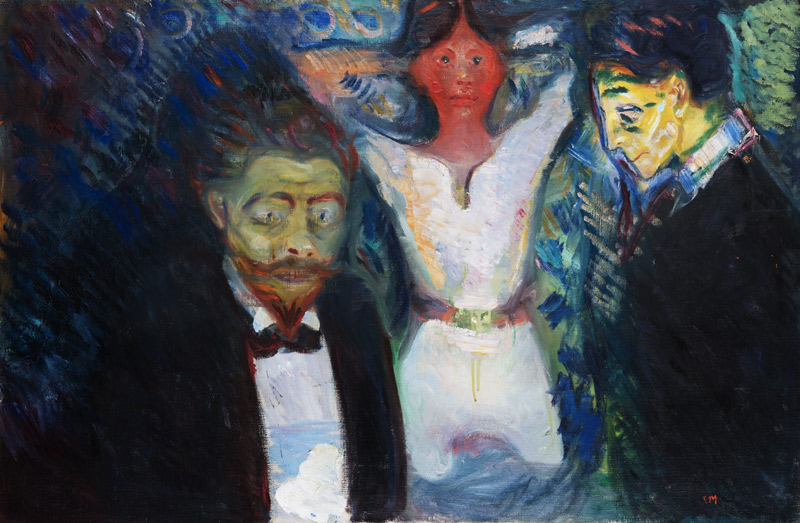 Jealousy van Edvard Munch