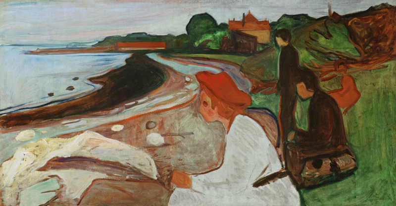 Jeugd bij het meer van Edvard Munch