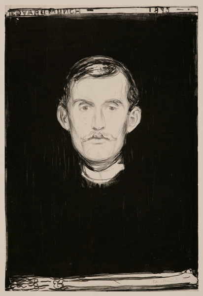 Self-Portrait van Edvard Munch