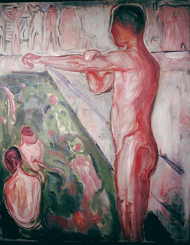 A Bathing Establishment van Edvard Munch