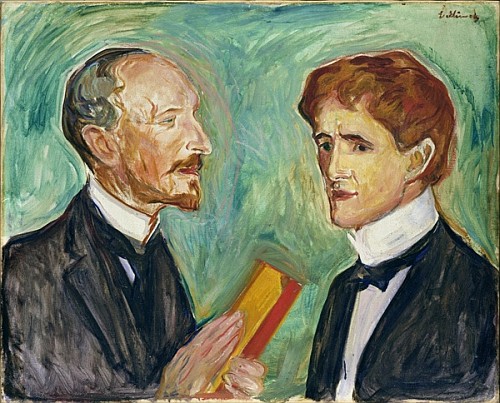 Albert Kollmann (1857-1915) and Sten Drevsen van Edvard Munch