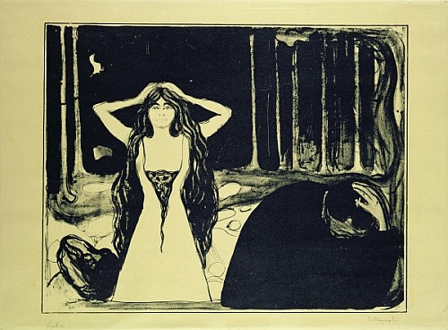 Ashes (After the Fall) van Edvard Munch