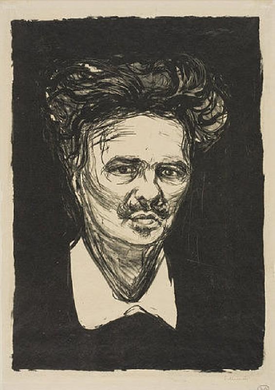 August Strindberg van Edvard Munch