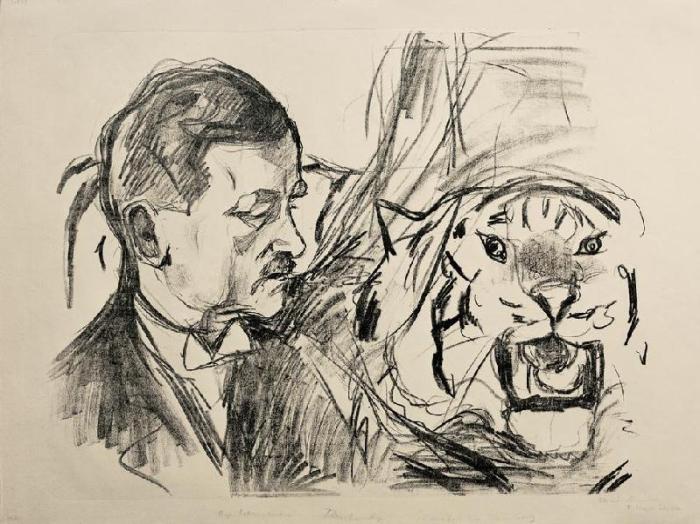 Der Tigerbändiger Richard Sawade van Edvard Munch