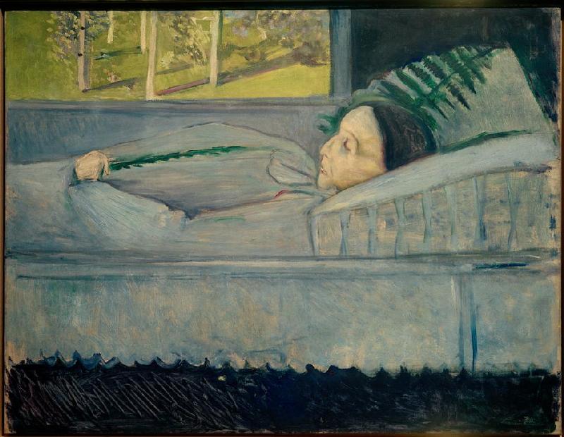 Death and Spring van Edvard Munch