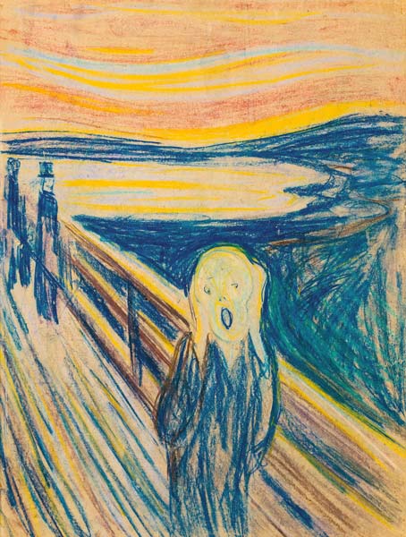 Der Schrei van Edvard Munch