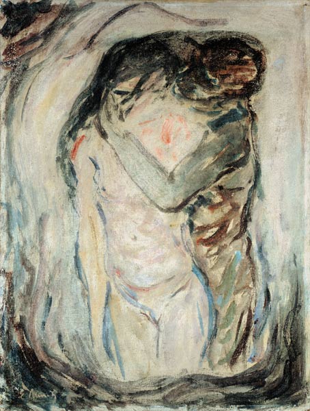 The Kiss van Edvard Munch