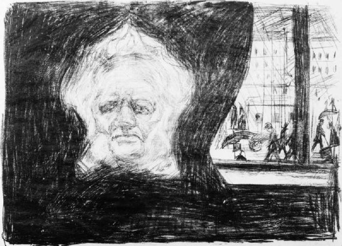 Ibsen at Café van Edvard Munch
