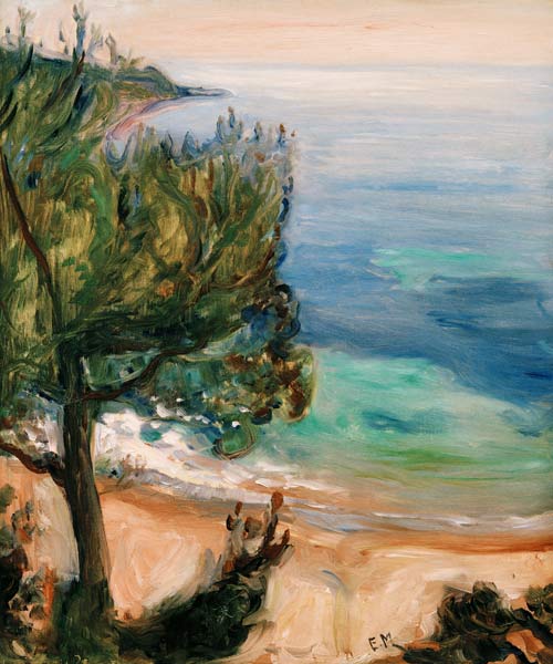 Landscape near Nice van Edvard Munch
