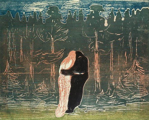 Lovers  van Edvard Munch