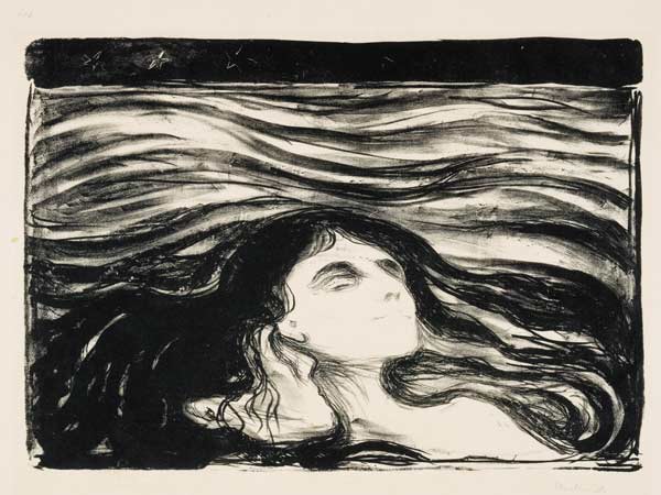 Meer der Liebe / On the Waves of Love van Edvard Munch