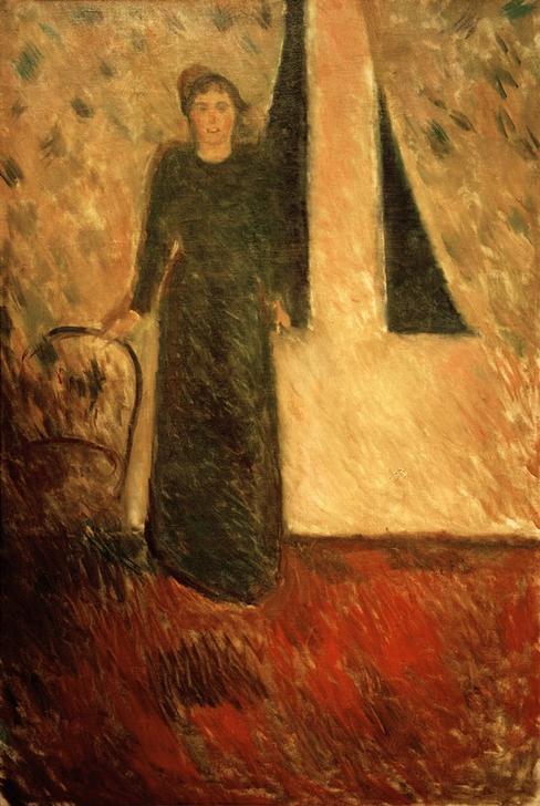 Portrait Mrs Alexandra Thaulow van Edvard Munch