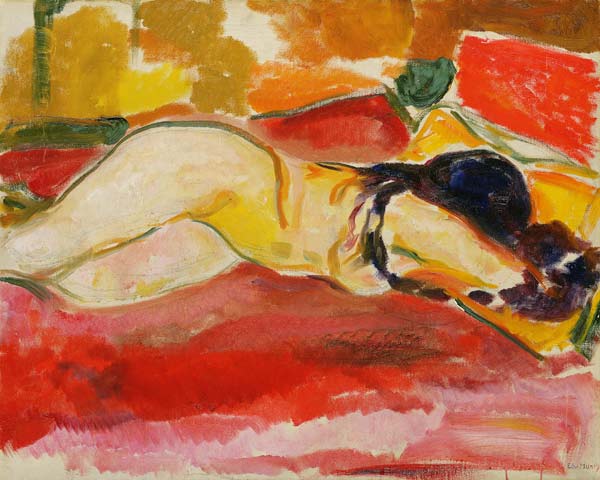 Reclining Female Nude van Edvard Munch