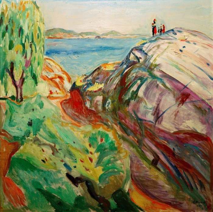 Summer and coast van Edvard Munch