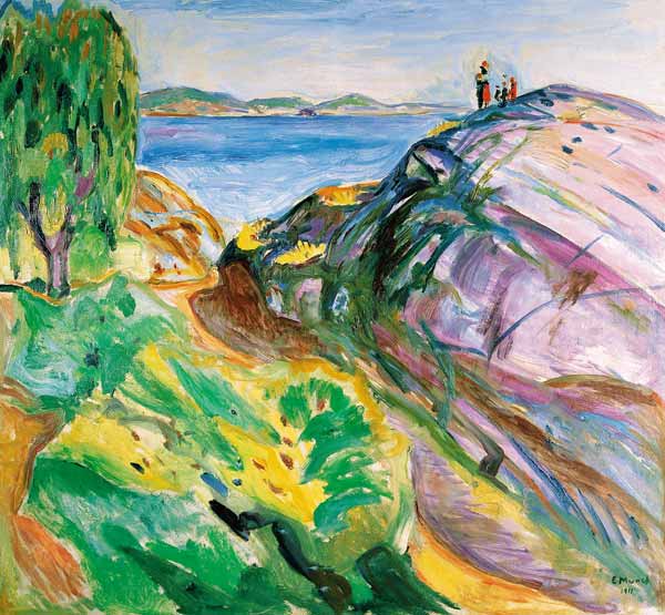 Summer by the Sea van Edvard Munch