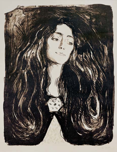 The Brooch, Eva Mudocci van Edvard Munch