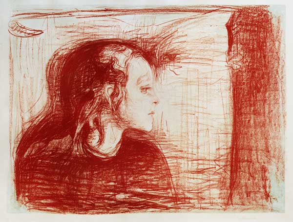 Munch, The Sick Child van Edvard Munch