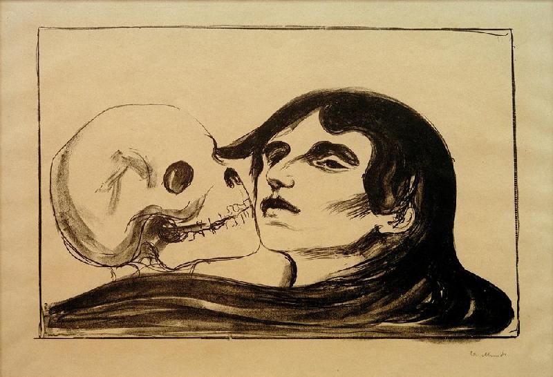 Kiss of Death van Edvard Munch