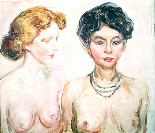 Two Girls  van Edvard Munch