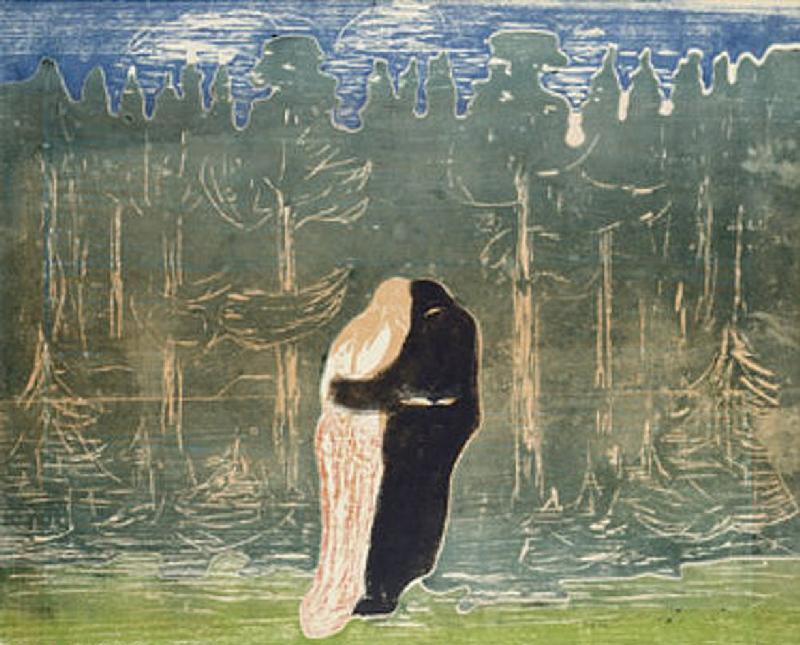 Zum Walde II van Edvard Munch