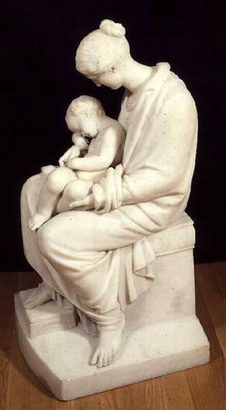 Mother and Sleeping Child van Edward Hodges Baily