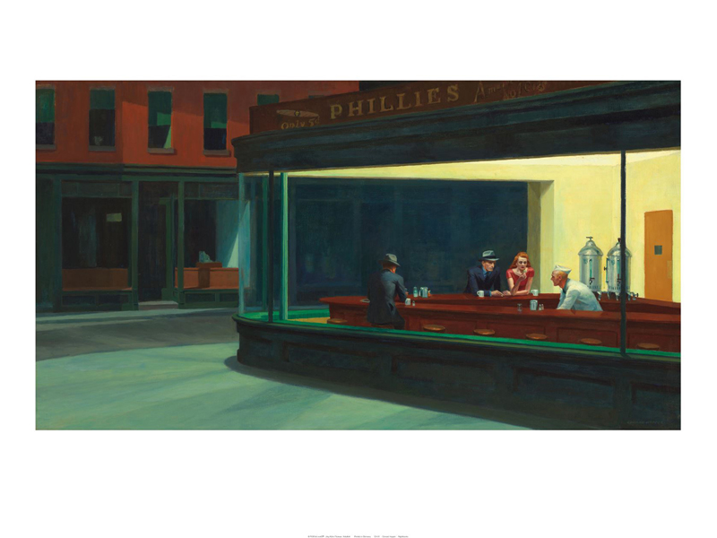Nighthawks  van Edward Hopper
