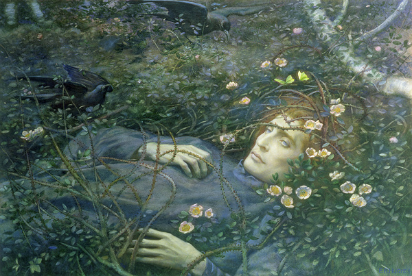'Oh What's That in the Hollow?' van Edward Robert Hughes