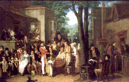 A Recruiting Party van Edward Villiers Rippingille