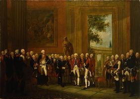 Reception for the Duke of York in Sanssouci, c.1785