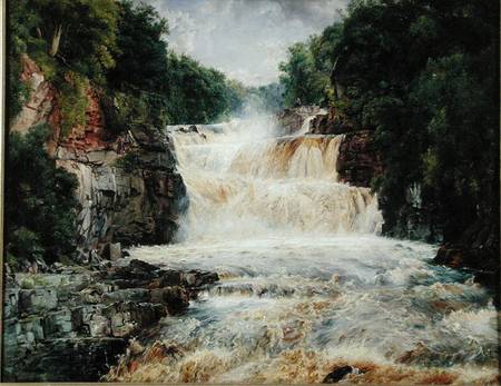Swallow Falls, Bettws-y-Coed, North Wales van Edwin Frederick Holt