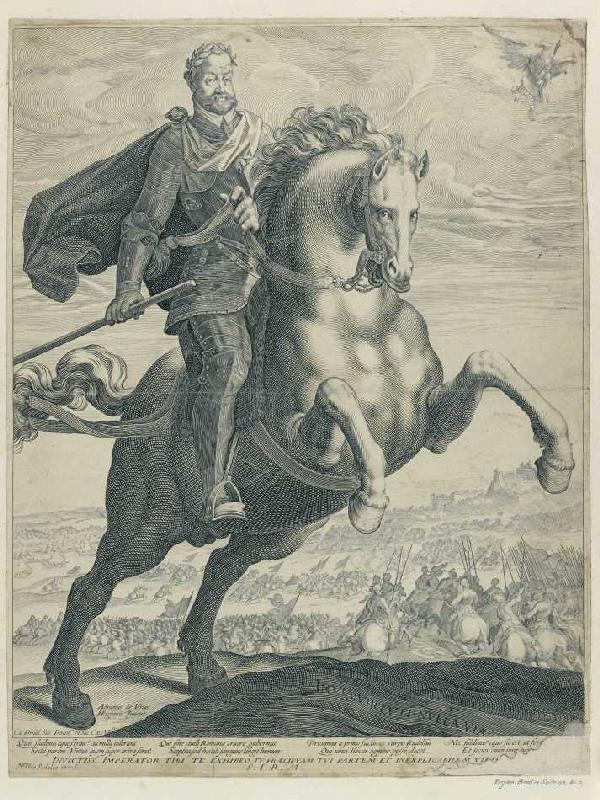 Kaiser Rudolf II van Egidius Sadeler d.J.
