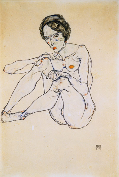 Frauenakt. van Egon Schiele
