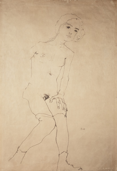 Nude van Egon Schiele