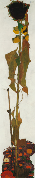 Sonnenblume van Egon Schiele