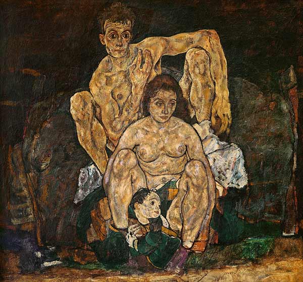 The Artist's Family van Egon Schiele