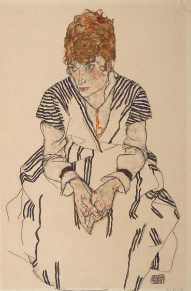 Portrait of the Artist's Sister-in-Law, Adele Harms van Egon Schiele