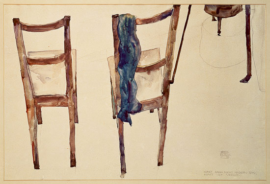Art Cannot be Modern: Art is Eternal van Egon Schiele