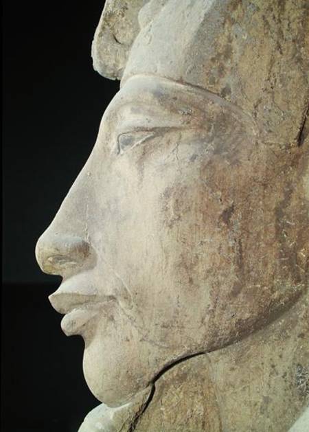 Bust of Amenophis IV (Akhenaten) (c.1364-1347 BC) from the Temple of Amun, Karnak van Egyptian