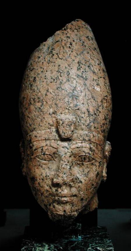 Head of Hatshepsut (c.1473-c.1458 BC) or Tuthmosis II (c.1491-c.1479) New Kingdom van Egyptian