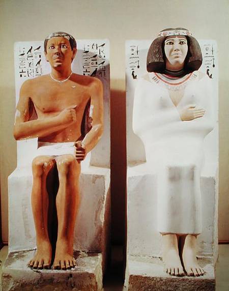 Rahotep and his Wife, Nofret van Egyptian