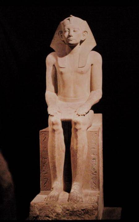 Seated Statue of Amenemhat III (1843-1798 BC) van Egyptian