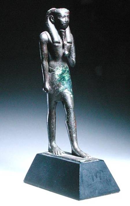 Statue of Amun, Third Intermediate Period van Egyptian