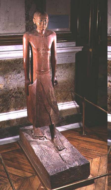 Statue of Chancellor Nakhti, Middle Kingdom van Egyptian