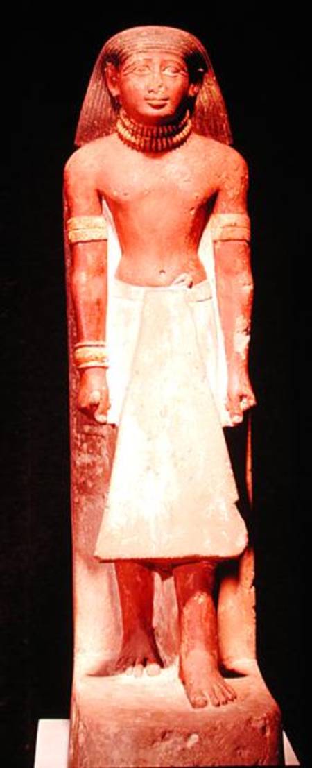 Statue of a man in a loincloth, New Kingdom van Egyptian