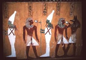 Mural in the tomb of Thutmosis IV (c.1400-1390 BC)